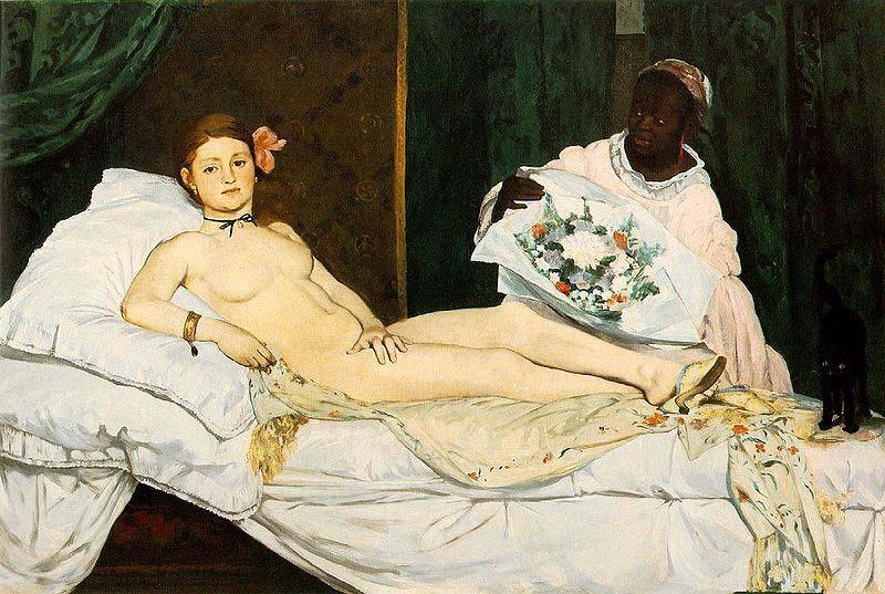 Edouard Manet Olympia France oil painting art